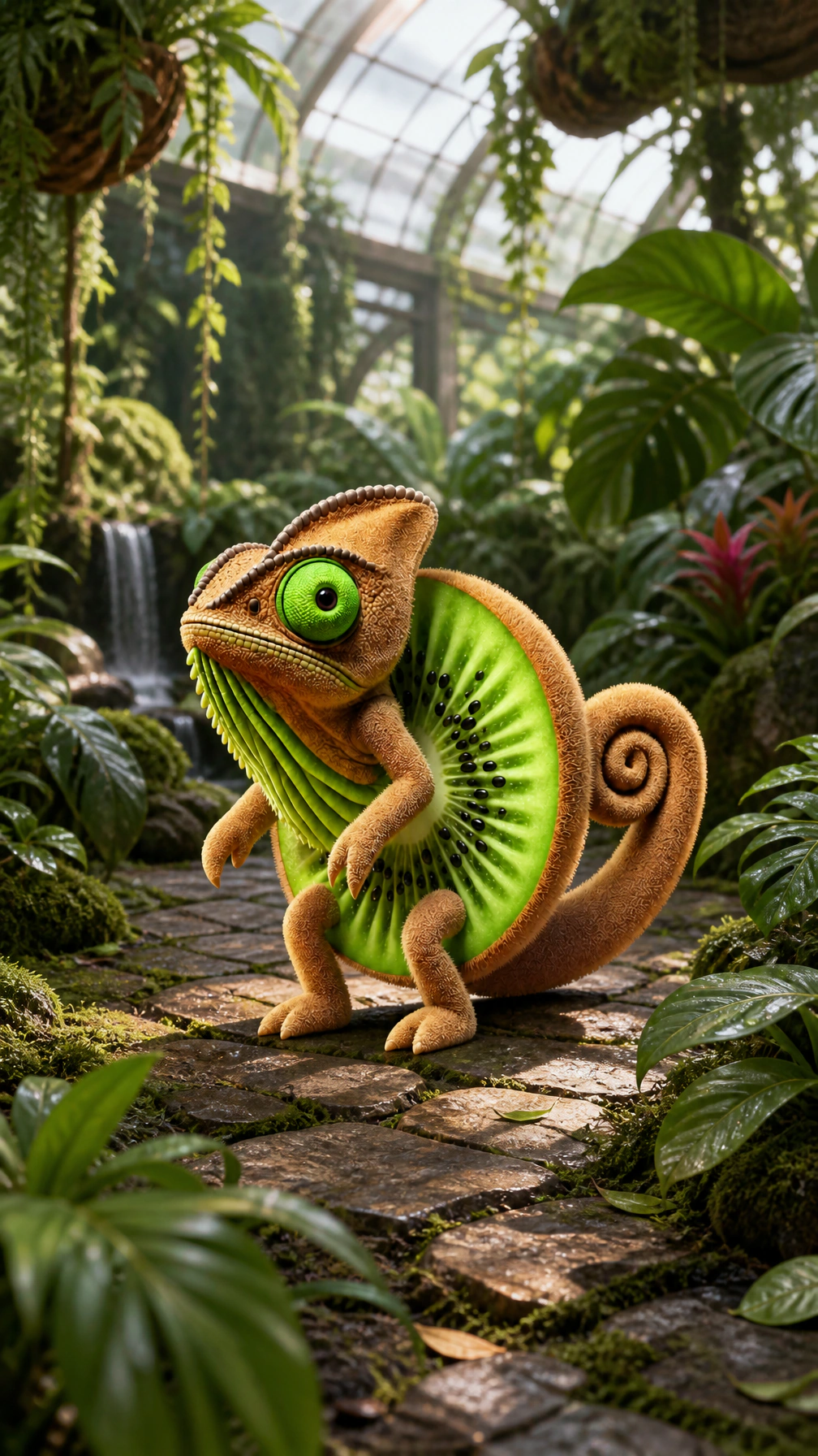 Italian Brainrot chameleon-kiwi hybrid preview